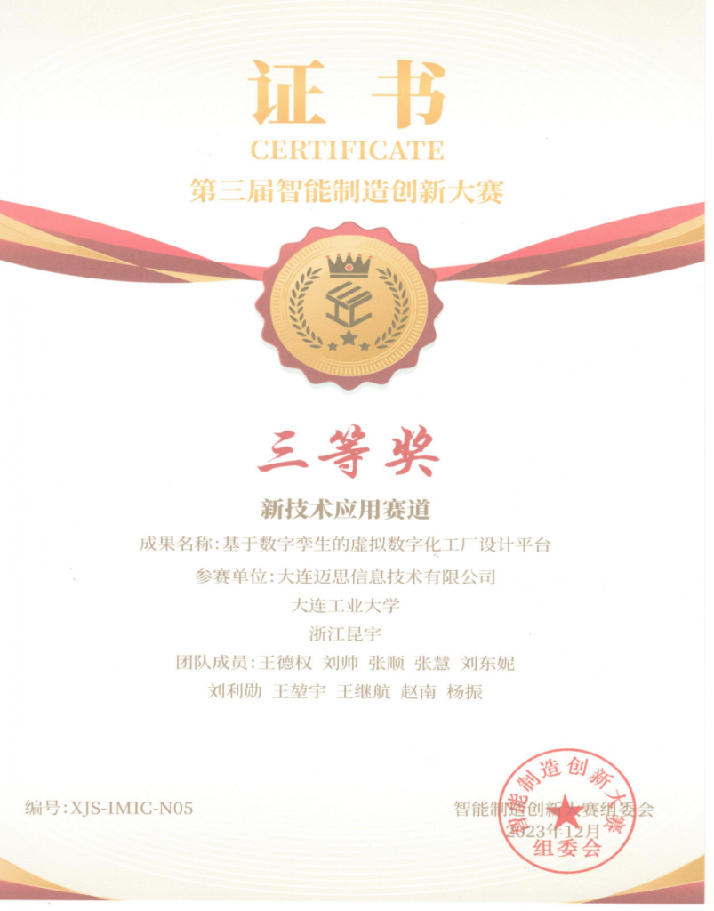 企业荣誉证书展示三